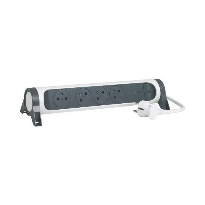 LEGRAND PRZEDŁUŻACZ 4X2PZ 1,5M, BIAŁO-CZARNY