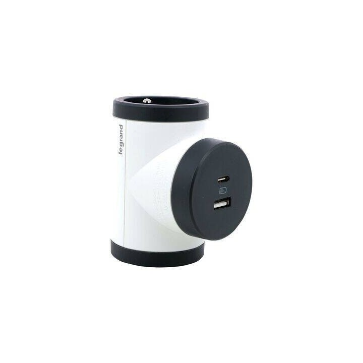 LEGRAND ROZGAŁĘZIACZ OBROTOWY 2XP+Z +USB AC-B/C
