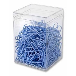 SPINACZE OKRĄGŁE 28MM VICTORY OFFICE PRODUCTS 60286H300-081 PASTELOWE JASNOFIOLETOWE METALOWE POWLEKANE W POJEMNIKU PLASTIKOWYM 