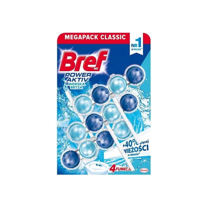 ZAWIESZKA WC KULKI BREF POWER ACTIV OCEAN 50GX3