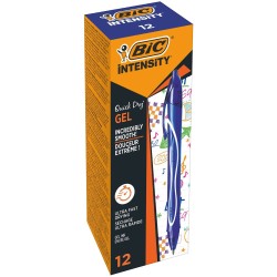 DŁUGOPIS ŻELOWY BIC INTENSITY QUICK DRY 950442 NIEBIESKI 0.7MM