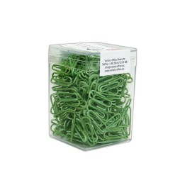 SPINACZE OKRĄGŁE 28MM VICTORY OFFICE PRODUCTS 60286H300-151 PASTELOWE SELEDYNOWE METALOWE POWLEKANE W POJEMNIKU PLASTIKOWYM 300S
