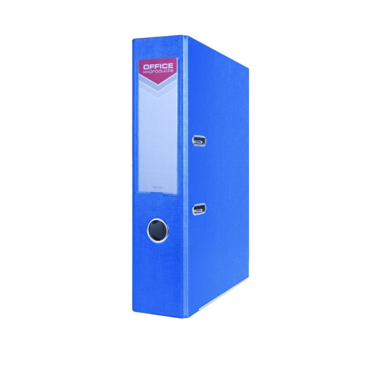 SEGREGATOR A4 PP OFFICE PRODUCTS OFFICER-10 Z SZYNĄ 75MM NIEBIESKI