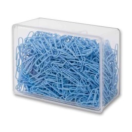 SPINACZE OKRĄGŁE 28MM VICTORY OFFICE PRODUCTS 6028KP800-073 PASTELOWE CIEMNONIEBIESKIE METALOWEPOWLEKANE W POJEMNIKU PLASTIKOWYM