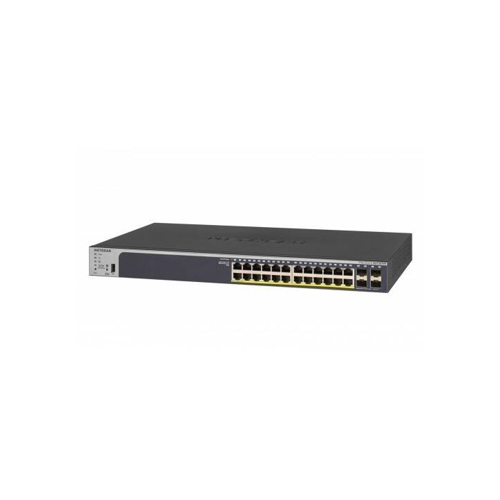 NETGEAR PRZEŁĄCZNIK SMART GS728TPP SMART SWITCH 24XGE POE+ 4XSFP