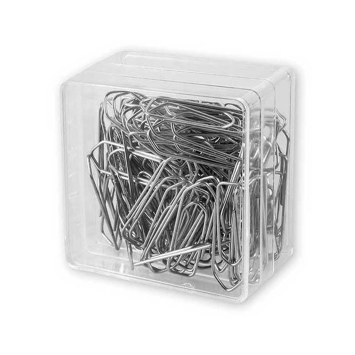 SPINACZE TRÓJKĄTNE 32MM VICTORY OFFICE PRODUCTS 63T326100 METALOWE W POJEMNIKU PLASTIKOWYM 100SZT