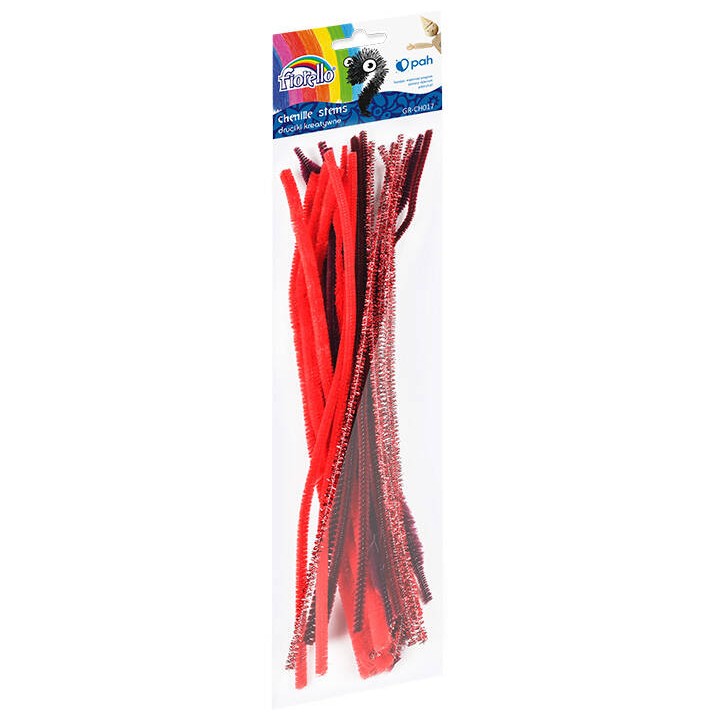 DRUCIKI KREATYWNE 30CM FIORELLO GR-CH017 170-2612 CZERWONE 20SZT