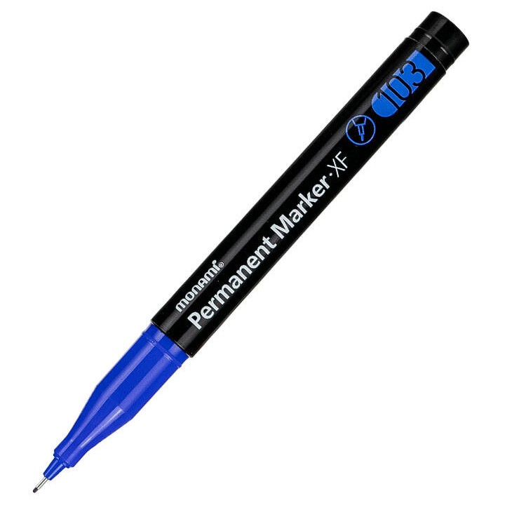 MARKER PERMANENTNY MONAMI XF-103 160-2463 NIEBIESKI 0.5MM