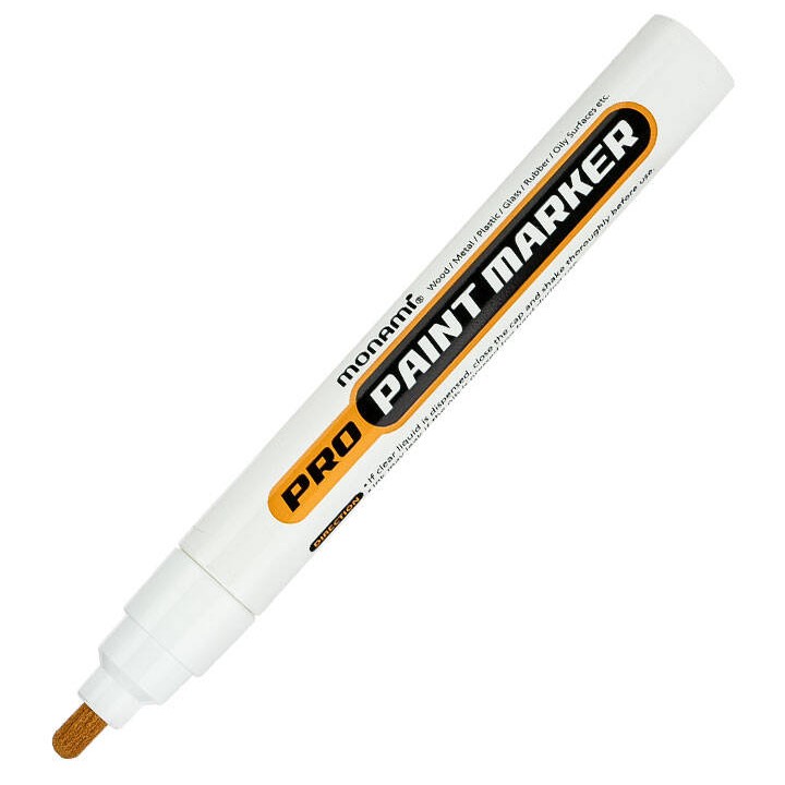 MARKER PRZEMYSŁOWY MONAMI PRO PAINT 160-2481 BIAŁY OKRĄGŁA 2MM