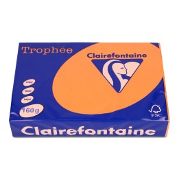 PAPIER KSERO KOLOR A4 TROPHEE 1765PC POMARAŃCZOWY 160G 250 ARK