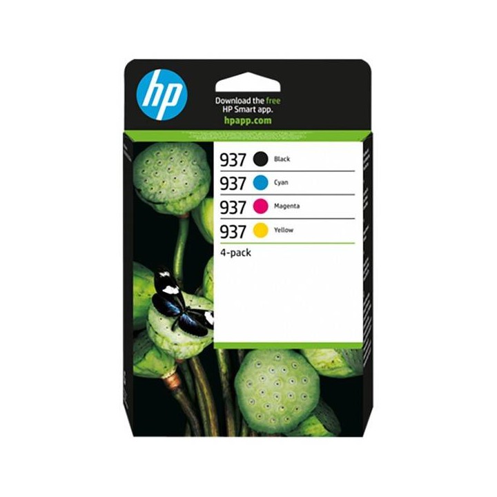 HP ORYGINALNY INK / TUSZ 6C400NE, HP 937, CMYK, 800/1450S