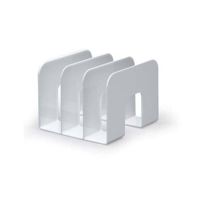 STOJAK NA KATALOGI Z 3 PRZEDZIAŁAMI 215X165X210MM DURABLE TREND 1701395010 BIAŁY