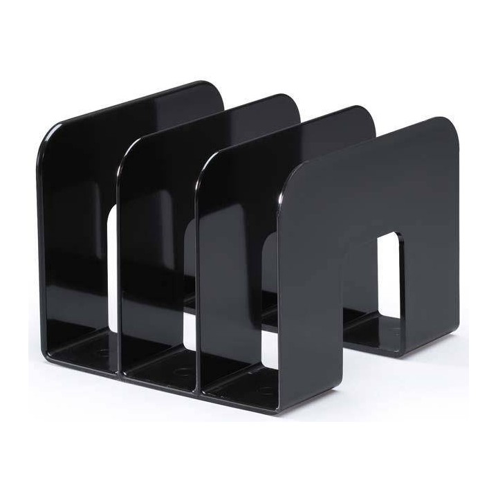 STOJAK NA KATALOGI Z 3 PRZEDZIAŁAMI 215X165X210MM DURABLE TREND 1701395060 CZARNY