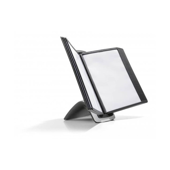 SYSTEM PREZENTACYJNY NA BIURKO / Z 10 PANELAMI A4 DURABLE SHERPA STYLE TABLE 585501 CZARNYMI