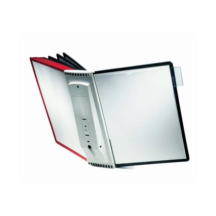 SYSTEM PREZENTACYJNY NAŚCIENNY Z 10 PANELAMI A4 DURABLE SHERPA WALL 563100 CZARNYMI