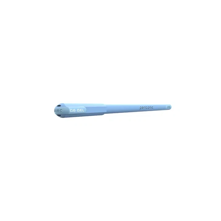 DŁUGOPIS ŻELOWY LINC PENTONIC FROST 863BLU NIEBIESKI 0.6 PASTELOWA OBUDOWA