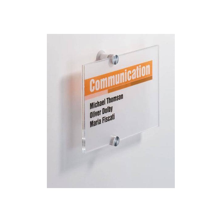 TABLICZKA INFORMACYJNA 210X148MM DURABLE CRYSTAL SIGN 482319 AKRYLOWA