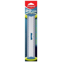 LINIJKA ALUMINIOWA Z UCHWYTEM 20 CM MAPED BLISTER