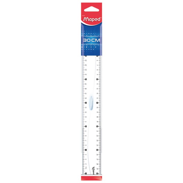 LINIJKA PLASTIKOWA 30CM MAPED CLASSIC Z UCHWYTEM