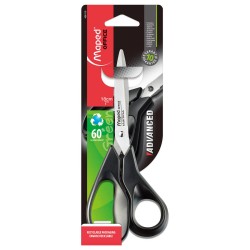 NOŻYCZKI 180MM MAPED ADVANCED GREEN ASYMETRYCZNE BLISTER KARTONOWY