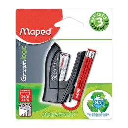 ZSZYWACZ MAPED GREENLOGIC MINI PLUS 400 ZSZYWEK 26/6 BLISTER