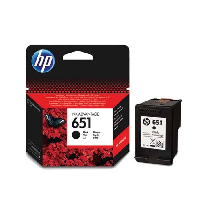TUSZ ORYGINALNY HP651 C2P10AE CZARNY 600 STRON
