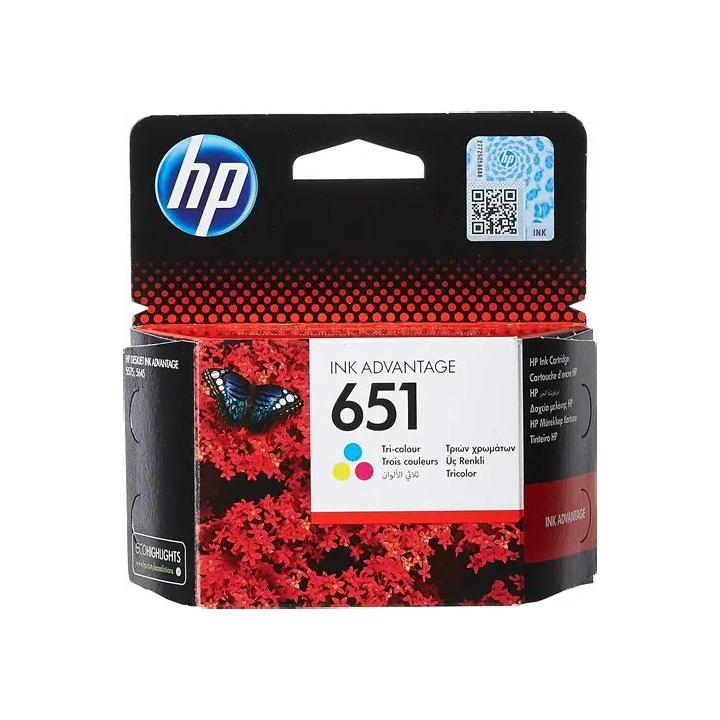 TUSZ ORYGINALNY HP651 C2P11AE CMY 300 STRON