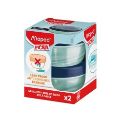 PUDEŁKO LUNCHOWE SOS/DIP MAPED PICNIK ORIGINS NIEBIESKIE 2 SZT