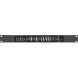 LANBERG PRZEŁĄCZNIK 24X 100MB POE+ /2X COMBO 250W RSFE-24P-2C-250