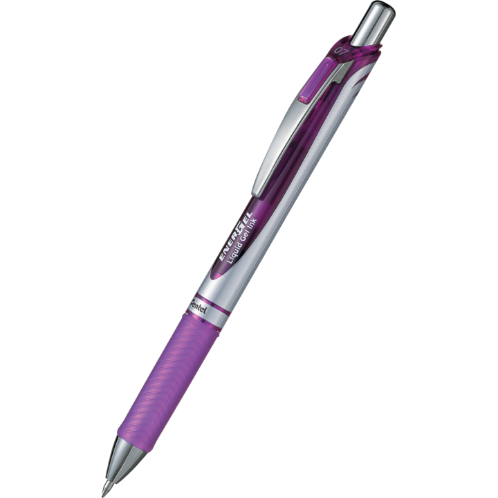 DŁUGOPIS KULKOWY PENTEL ENERGEL BL77-V FIOLETOWY 0.7