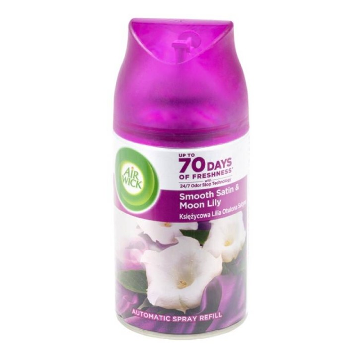 WKŁAD DO ODŚWIEŻACZA AIR WICK FRESHMATIC KSIĘŻYCOWA LILIA OTULONA SATYNĄ 250ML