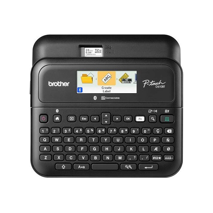 DRUKARKA ETYKIET BROTHER, PT-D610BTVP, Z WALIZKĄ