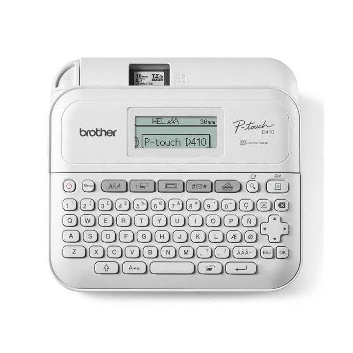 DRUKARKA ETYKIET BROTHER, PT-D410VP, Z WALIZKĄ