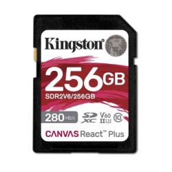 KINGSTON KARTA PAMIĘCI SD 256GB REACT PLUS 280/150/MB/S U3 V60