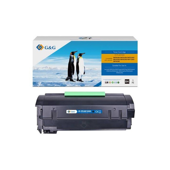 G&G KOMPATYBILNY TONER Z LEXMARK 56F2U00, NT-PFL56F1XXX, BLACK, 25000S, ULTRA HIGH CAPACITY, RETURN