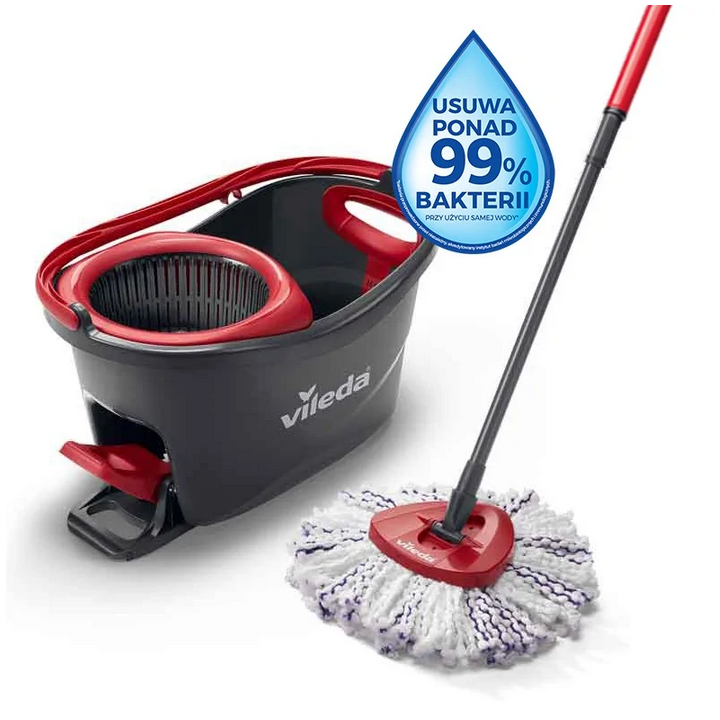 ZESTAW MOP OBROTOWY+WIADERKO VILEDA TURBO 3IN1 VI167751