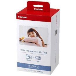 CANON COLOR INK PAPER SET, KP108IN, KP-108IN, FOTO PAPIER, 3 OPAKOWANIA KP36IN TYP POŁYSK, 3115B001, BIAŁY, CP100, 220, 300, 330