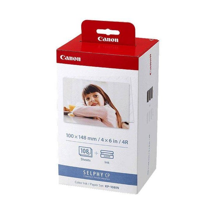 CANON COLOR INK PAPER SET, KP108IN, KP-108IN, FOTO PAPIER, 3 OPAKOWANIA KP36IN TYP POŁYSK, 3115B001, BIAŁY, CP100, 220, 300, 330