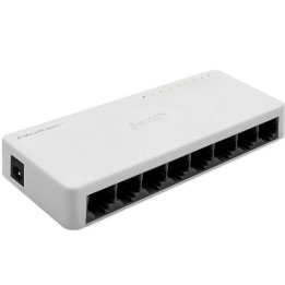 QOLTEC SWITCH PRZEŁĄCZNIK SIECIOWY 8 X PORT RJ45 | 100MBPS | FAST ETHERNET | LAN