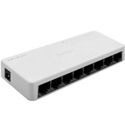QOLTEC SWITCH PRZEŁĄCZNIK SIECIOWY 8 X PORT RJ45 | 100MBPS | FAST ETHERNET | LAN