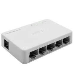 QOLTEC SWITCH PRZEŁĄCZNIK SIECIOWY 5 X PORT RJ45 | 1000MBPS | FAST ETHERNET | LAN