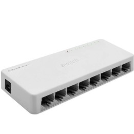 QOLTEC SWITCH PRZEŁĄCZNIK SIECIOWY 8 X PORT RJ45 | 1000MBPS | FAST ETHERNET | LAN