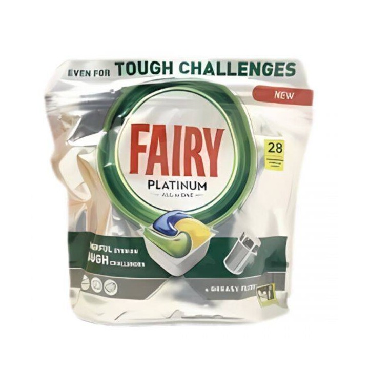 TABLETKI DO ZMYWARKI LEMON FAIRY PLATINUM 28SZT