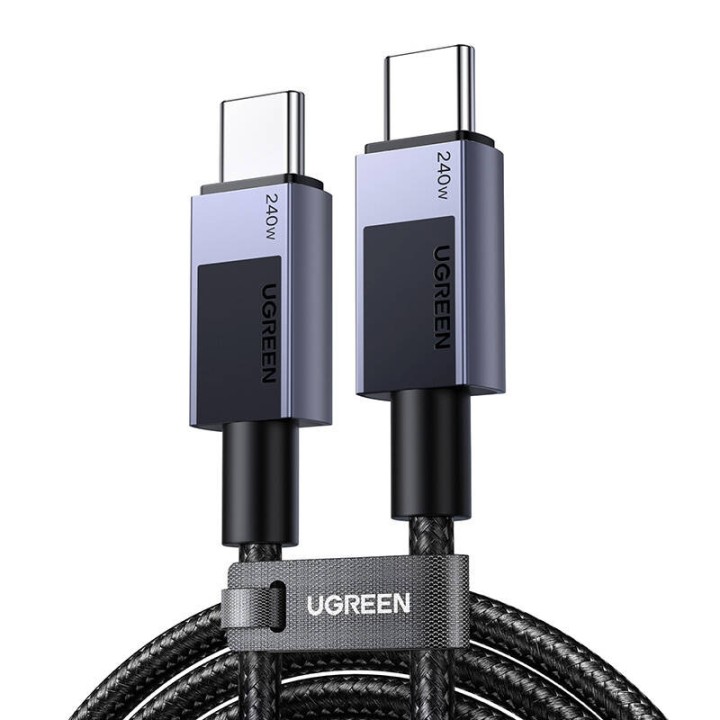 Kabel USB-C do USB-C Ugreen L513, 240W PD (szary) 2m