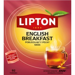 HERBATA CZARNA LIPTON ENGLISH BREAKFAST 92 TOREBKI