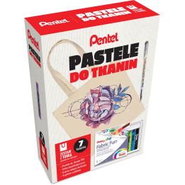 PASTELE&TORBA DO TKANIN PENTEL FABRIC FUN PTS-7 MIX*7