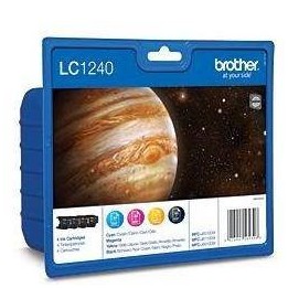 TUSZ ORYGINALNY BROTHER LC1240VALBP CMYK 4*600 STRON