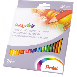 KREDKI OŁÓWKOWE PENTEL CB8-24U MIX*24KOL