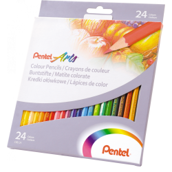 KREDKI OŁÓWKOWE PENTEL CB8-24U MIX*24KOL