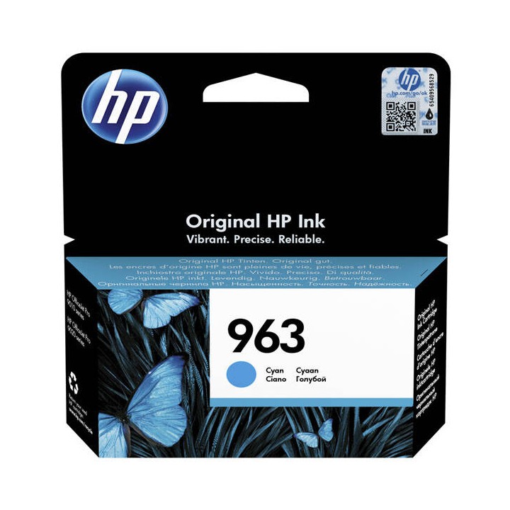 TUSZ ORYGINALNY HP963 3JA23AE CYAN 700 STRON PO TERMINIE